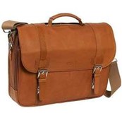 Kenneth Cole Reaction Show Business Colombian Leather Flapover Computer Case