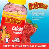 L’il Critters™ Calcium + Vitamin D3, 200 Gummy Bear