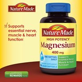 Nature Made® Magnesium 400 mg, 150 Liquid Softgels