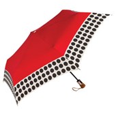 ShedRain Red Polka Dot Single Pack Umbrella