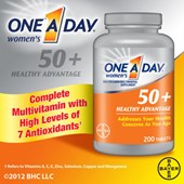 One A Day® Women's 50+ Healthy Advantage, 200 Tablets