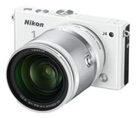 Nikon 1 J4 Mirrorless 18.4MP Digital Camera with 10-100mm Lens (White)