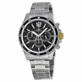 Invicta Specialty Chronograph Black Dial Stainless Steel Mens Watch 13973