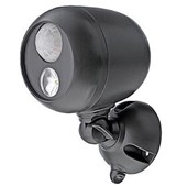 Mr Beams MB360 Wireless LED Spotlight with Motion Sensor and Photocell, Black