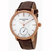 Frederique-Constant-Slimline-Moonphase-Silver-Dial-Brown-Leather-Mens-Watch