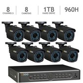 Q-See 8 Channel 960H Security System with 1TB HDD and 8 1000TVL Cameras