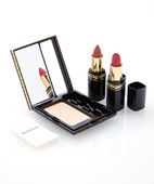 Beauty Essentials Pressed Powder & Lipstick Set