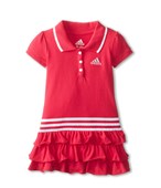 adidas Kids Triple Tier Polo Dress (Infant)