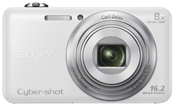 Sony - Cyber-shot DSC-WX80 16.2-Megapixel Digital Camera - White