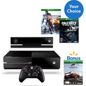 Xbox One + Kinect Console w/ Forza 5 Download and Bonus Choice of Game