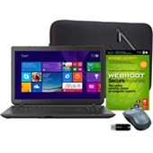 Toshiba C55-B5200 Laptop, Internet Security Software, Sleeve, Mouse & Flash Drive Package