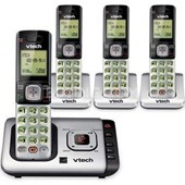 Vtech CS6729-4 DECT 6.0 Cordless Answering System With 4 Handsets and Caller ID 